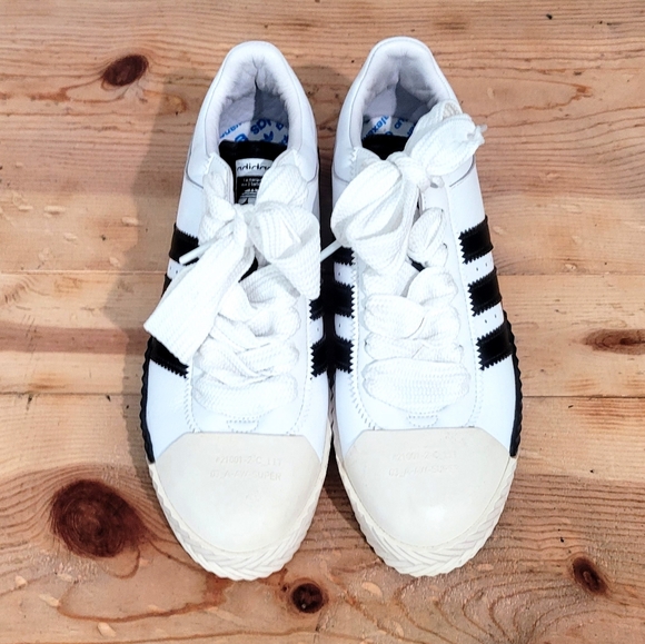 Adidas Originals Alexander Wang AW Skate Super Shoes F35295 White Black Size 12 - Picture 4 of 14